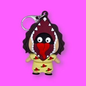 Spirit Halloween Beetlejuice Barbara Maitland 3D Figure Bag Clip Keychain